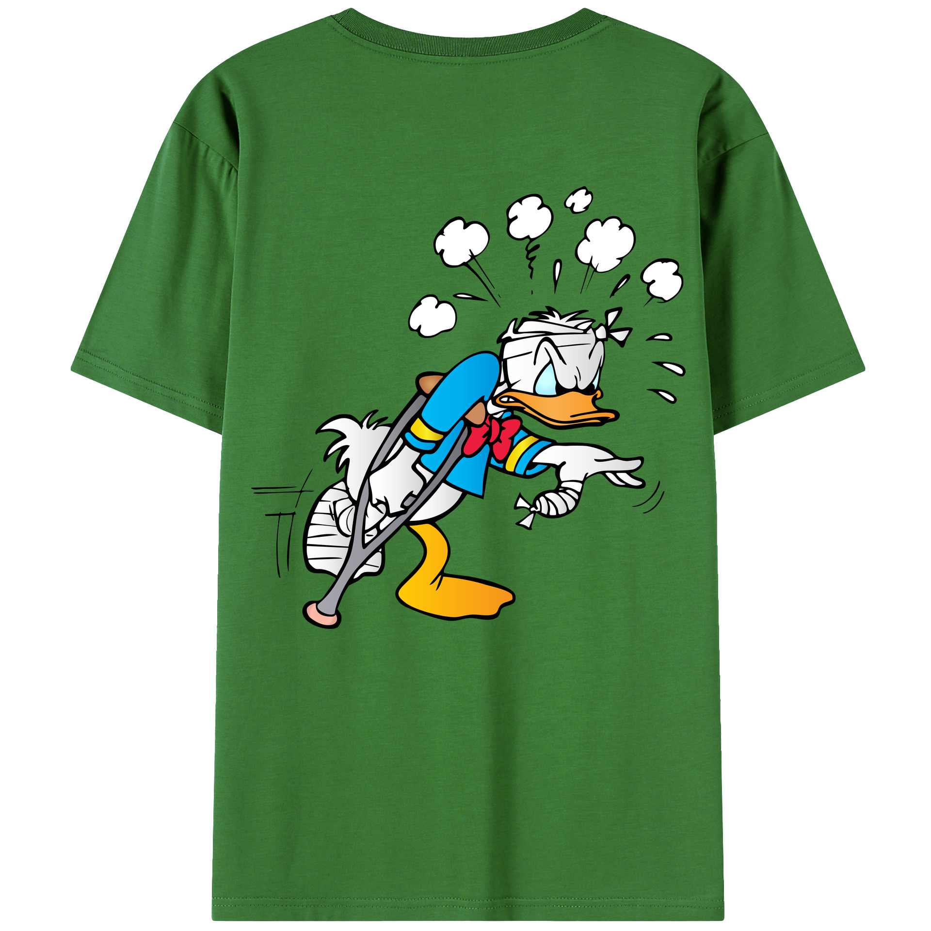 （画像用） ミッキーマウス Mickey Mouse レディース半袖Tシャツ(バックプリント)
